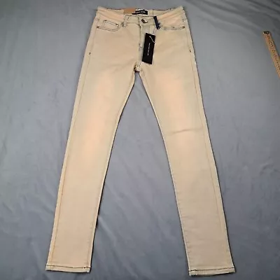 NWT Pheelings Jeans Size 30 X 31 Skinny Yellow Faded Urban Hip Hop Mens • $62.47