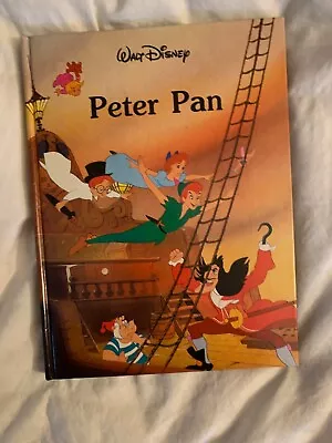 Vintage Peter Pan Walt Disney 1986 Hardcover Book • $10