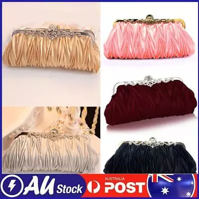 Fashion Bridal Handbag Soft Evening Bag Handbag Purse For Party Cocktail Wedding • $15.99