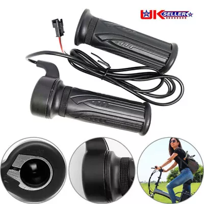 EBike Twist Speed Throttle 12V 24V 36V 72V 48V Fit Electric Scooter Bicycle Bike • £7.29