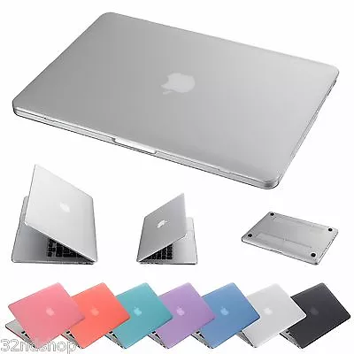 Clear Hard Shell Case Cover Skin Apple MacBook Air Pro Retina 11  13  15  • £6.99