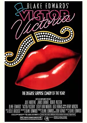 Victor/Victoria 1982 Movie POSTER PRINT A5A1 Cult 80s Musical Film Wall Art Deco • £4.95