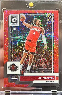 2022-23 Optic Jalen Green Red Sparkle Prizm Color Match #147 • $9.64