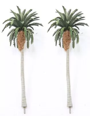 Miniature 5 1/2  Tall Palm Trees -- 2 Pieces -- O Scale • $15