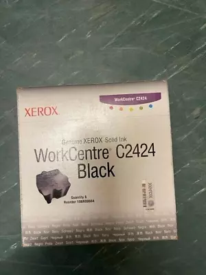 Genuine Xerox 108R00664 (6 Pack) Solid Black Ink For WorkCentre C2424 • £18