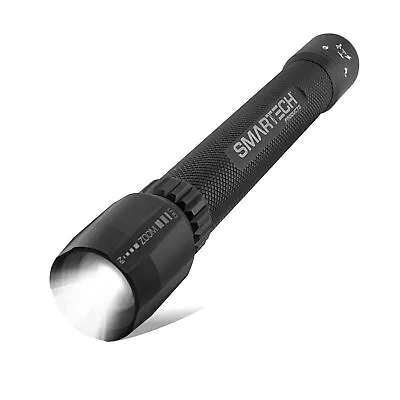 Smartech Guardian Rechargeable 2000 Lumen LED Tactical Flashlight 9000mAh USB • $49.99