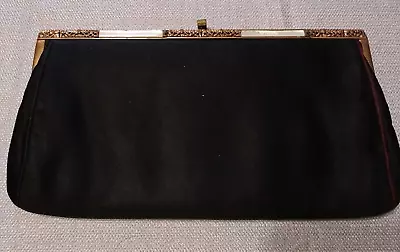 MM Morris Moskowitz Clutch Evening Bag Purse 100% Satin Shell Vintage 1950s • $25.99