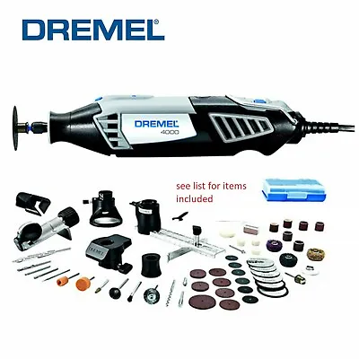 Dremel 4000-DR-RT Variable Speed Rotary Multi-Tool + Accessory Kit 4000 • $79.99