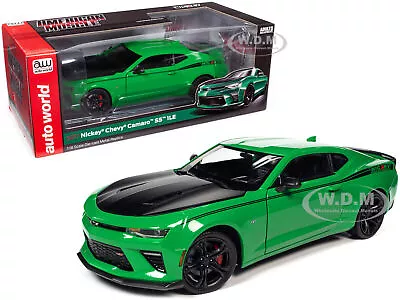 2017 Chevrolet Nickey Camaro Ss 1le Krypton Green 1/18 Model Auto World Amm1276 • $79.99