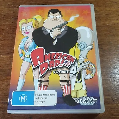 American Dad Volume 4 DVD R4 FREE POST Animation  Comedy • $6.97