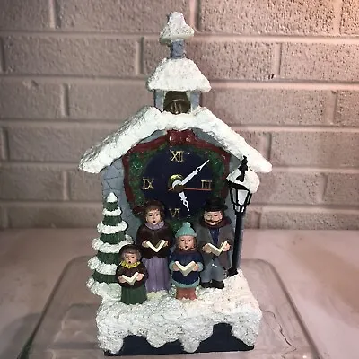 Vintage Christmas Around The World Carolers Clock (clock Works Music Doesn’t) 51 • $6