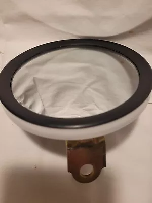 Vintage White 5 Inch Round Blind Spot Truck Mirror • $28.50