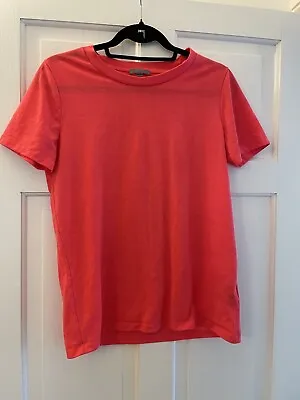 Women’s COS Bright Pink Round Neck T Shirt Top Size M • £9.99
