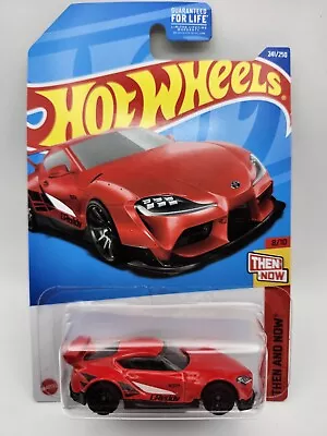 2022 Hot Wheels '20 Toyota Gr Supra (red) - Then And Now 8/10 • $1.99