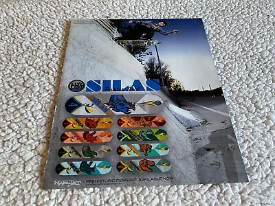 Psk31 Skateboarding Picture/advert 11x8  Habitat Skateboards - Silas Baxter-neal • £9