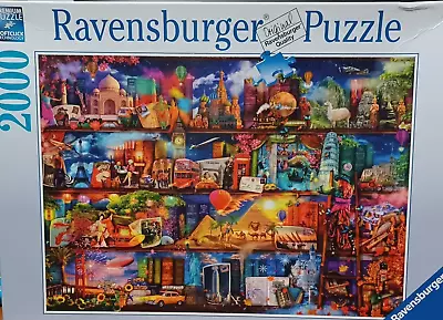 Ravensburger - 2000 Piece - World Of Books Aimee Stewart 2000 - Jigsaw Puzzle • $22