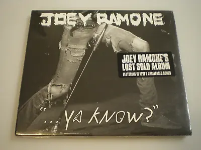 $26.97 • Buy JOEY RAMONE Ya Know? (2012 BMG CD, Cardboard/Digipak) RARE & Oop NEW And SEALED!