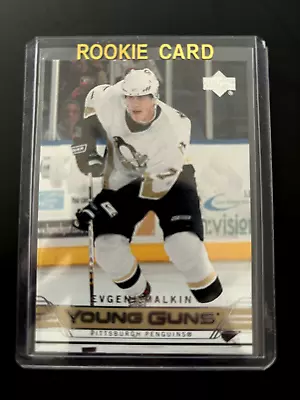 2006-07 Upper Deck Young Guns Evgeni Malkin RC Pittsburgh Penguins #486 • $218.09