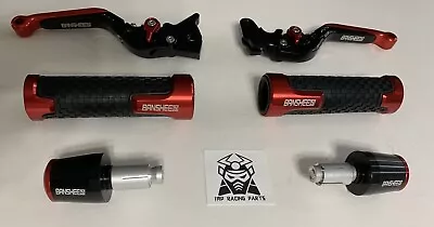 Yamaha Yzf 350 Banshee 1989-2008 Cnc Brake And Clutch Levers Grips And Weights • $47.50