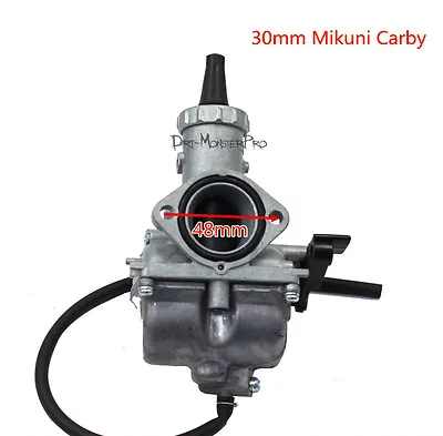 MIKUNI 30mm Racing Caburetor CARBY 125/200/250cc Pit Dirt Bike Quad Atomik ATV • $41.07