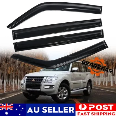 Weathershield Weather Shields For Mitsubishi Pajero NM NP NS NT NW NX 2000-2019 • $43.99