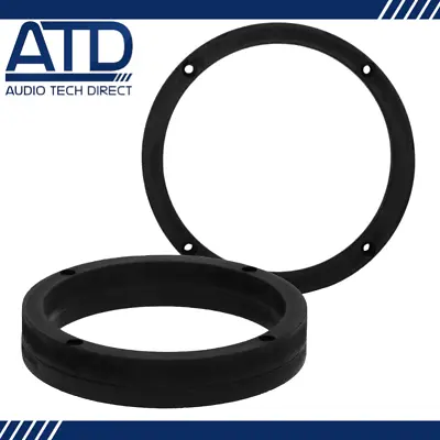 MDF Front Door 165mm 6.5  Speaker Adaptors Rings For Skoda Fabia Octavia Mk2 Mk3 • £19.44