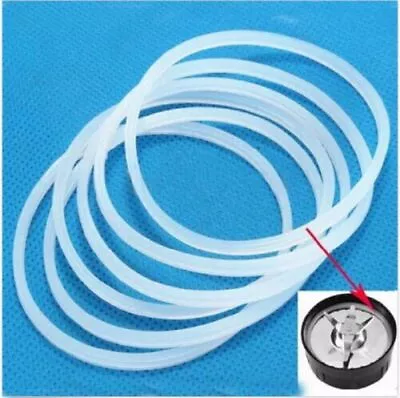 6Pcs Seal Rubber Ring Gaskets Replacement For Magic Bullet Blender 250W Parts UK • £6.93