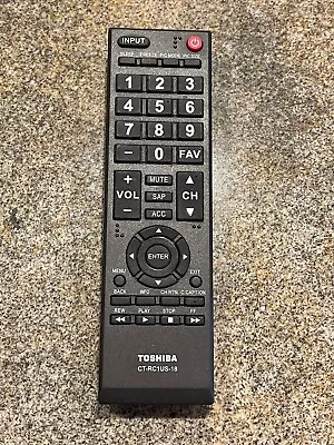 Toshiba CT-RC1US-18 Replacement Remote For Toshiba LED TV 32L220U19  55L510U18 • $6.50