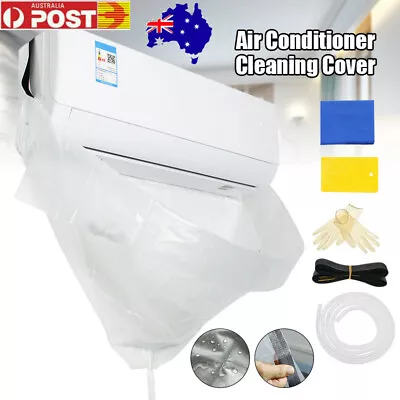 $24.43 • Buy Air Conditioning Cleaning Bag Dust Protector Air Conditioner Washing Cover Home