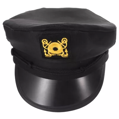 Sun Hat SAILOR HAT MARINE ADMIRAL HAT Polyester Captains Hat • $11.83