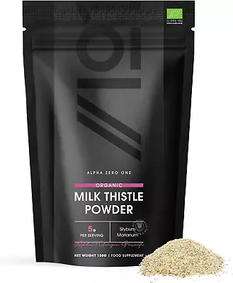 Organic Milk Thistle Powder 150G - Source Of Cleansing Silymarin - Made From Col • £17.09