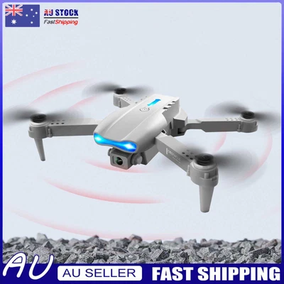 $38.22 • Buy Aeroplane USB Charging FPV Drones For Boys Girls (Grey 3Battery 2 Camera)