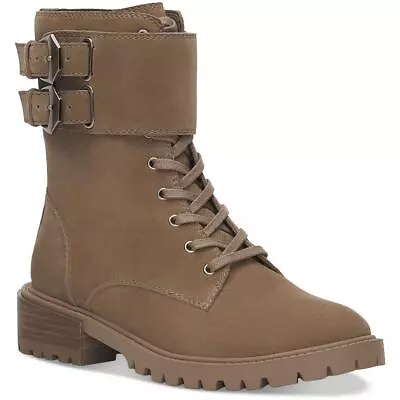 Vince Camuto Womens Fawdry Buckle Combat & Lace-up Boots Shoes BHFO 6814 • $22.99