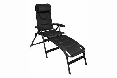 Isabella Bele Footrest Lightweight Folding Camping - Black • £39.98