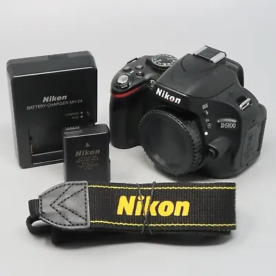 Nikon D5100 16.2MP Digital SLR Camera - Black (Body Only) - Flash Issue • $149