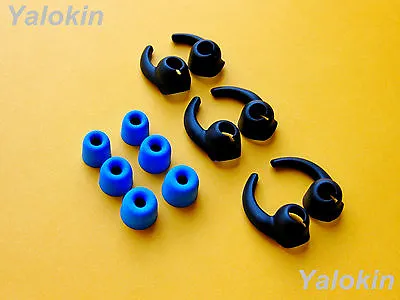 12pcs (BLMF-BSTB) Memory Foam And Stabilizer Eartips For Jaybird X3 Headphones • $40.08