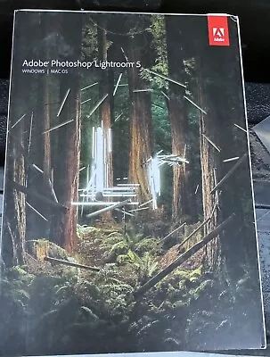 Adobe Photoshop Lightroom 5 For Mac OS And Windows Full Retail Version NIB • $89