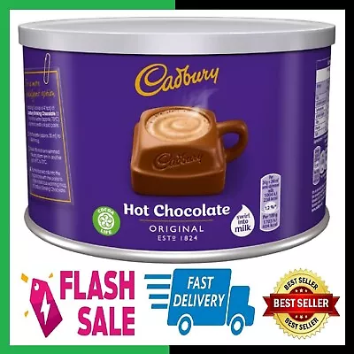 Cadbury Instant Hot Chocolate Milk Powder 1 Kg Smooth Hot Drinking Chocolate Tub • £13.99