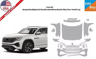 For Volkswagen Atlas Cross R-Line 2024 Paint Protection Film PreCut Kit PPF • $509.95