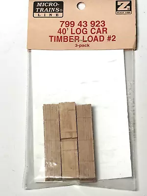 Z-Scale Micro Trains Line MTL 799 43 923 Timber  Load 3 Packs • $24.99