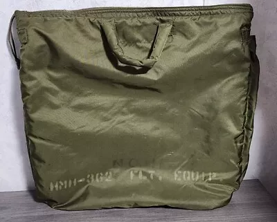 Vietnam Era Pilot Flyers Flight Helmet Bag Marines HMH-362 70s Vintage Military • $67.15