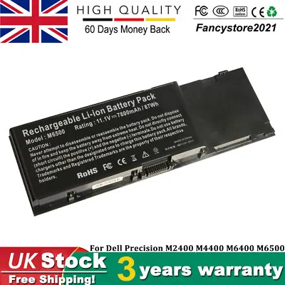 £29.99 • Buy 9Cell Battery For Dell Precision M2400 M4400 M6400 M6500 KR854 8M039 C565C DW842