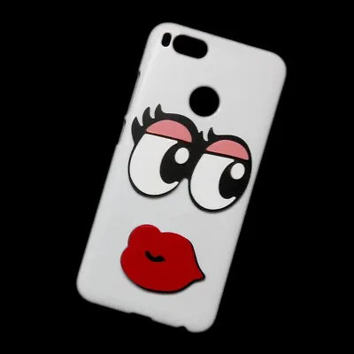 Cover For Xiaomi Mi A1 / 5X 3D Cute Lips Eye Back Hard Phone Skin Case • $13.88
