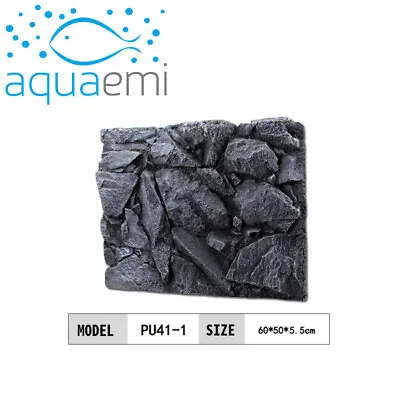 £50.99 • Buy 60x50cm Aquarium 3D Foam Rock Stone Background Inner Fish Tank Reptile Terrarium