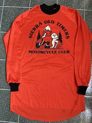 Vintage M&M Motorcross Jersey XL Sierra Old Timers Motorcycle Club Vtg 80s 90s • $25