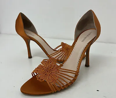 £31.91 • Buy Giorgio Armani Orange Pump Shoes - Slip On-  Size 38.5 / UK 5.5 - A33