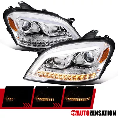 Sequential LED Fit 2009 2010 2011 Benz W164 ML-Class Projector Headlights Lamps • $399.99