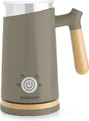 Starument Electric Milk Frother Automatic Milk Foamer & Heater For Coffee - Gray • $24.99