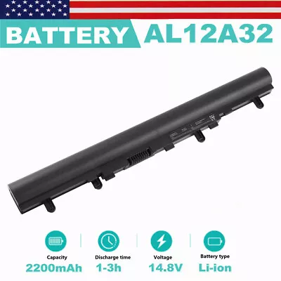 AL12A32 Battery For Acer Aspire V5-431 V5-471 V5-531P V5-551 V5-571 4ICR17/65 • $13.99