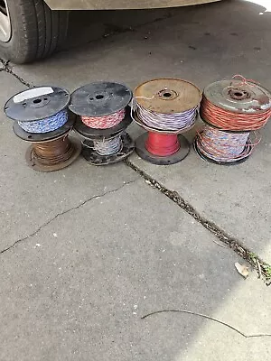 8 Vintage Spools Of Nos Western Electric Switchboard Hook Up Wire Tube Amp Pvc • $2499.99